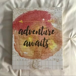“Adventure Awaits” Wall Decor